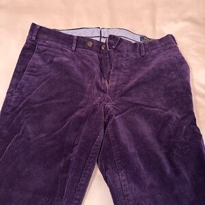 Polo Ralph Lauren Purple Corduroy Men's Pants